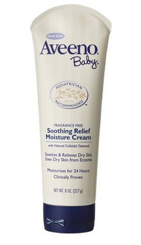 Aveeno Baby艾维诺婴儿保湿燕麦霜润肤乳宝宝面霜护肤去湿疹227g 新包装